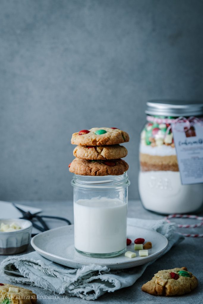 im Das Geschenkanhänger Glas für Cookies Keksbackmischung Rezept KLITZEKLEIN | (inkl. zum zum – Ausdrucken) eine Verschenken
